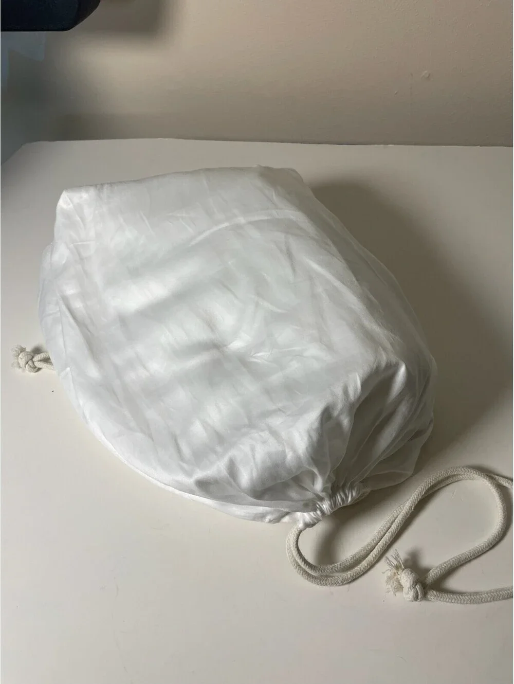 Quince White 100% Cotton King 3-Piece Bedding Set Flat Sheet & 2 Pillowcases